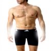 Adidas Boxers Homme Lot de 3 Coton Confortable Noir