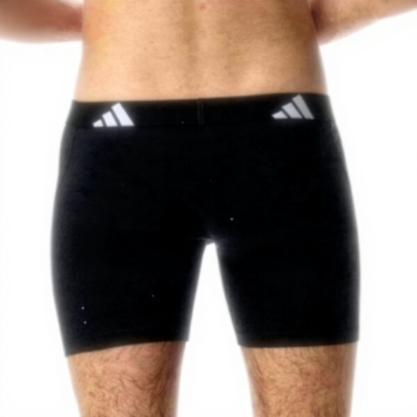 Adidas Boxers Homme Lot de 3 Coton Confortable Noir