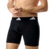 Adidas Boxers Homme Lot de 3 Coton Confortable Noir