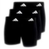 Adidas Boxers Homme Lot de 3 Coton Confortable Noir