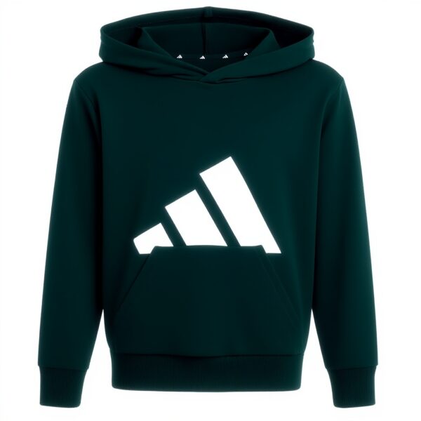 Sweat à capuche adidas enfant logo grand coupe standard