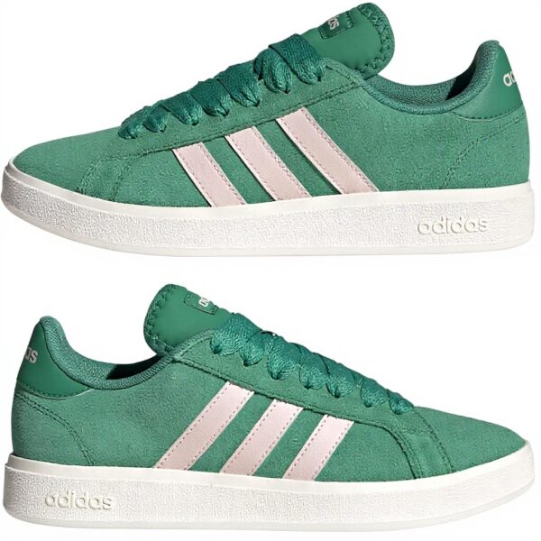 Adidas Grand Court Base 00s Baskets Femme Suède Lacets