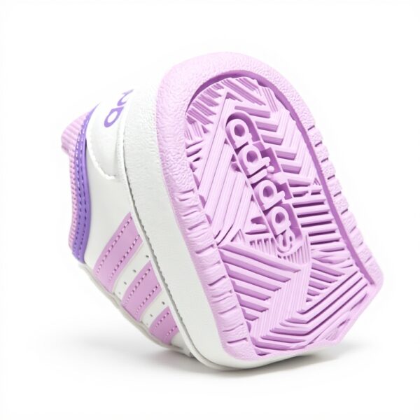 adidas Chaussures bébé Hoops Mixte textile à enfiler
