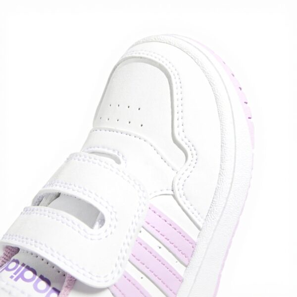 adidas Chaussures bébé Hoops Mixte textile à enfiler