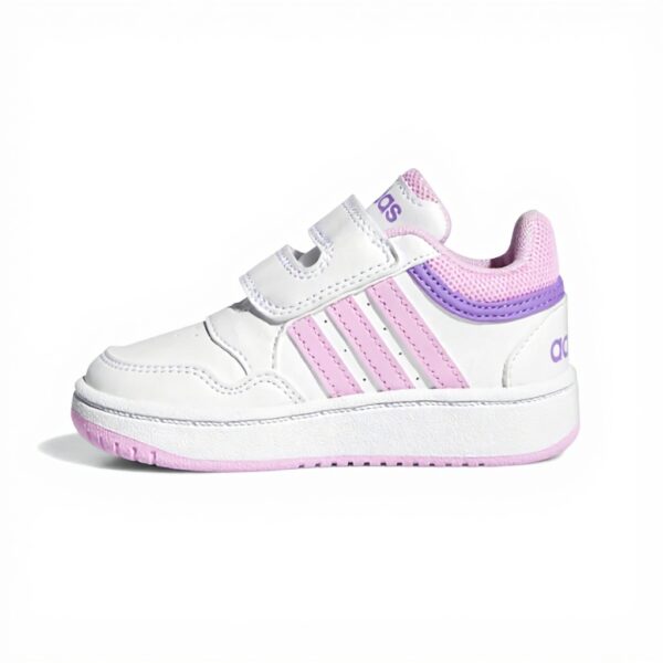 adidas Chaussures bébé Hoops Mixte textile à enfiler