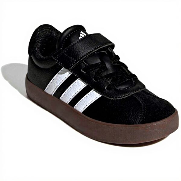 Baskets Adidas Enfant VL Court 3.0 Scratch Cuir Mixte