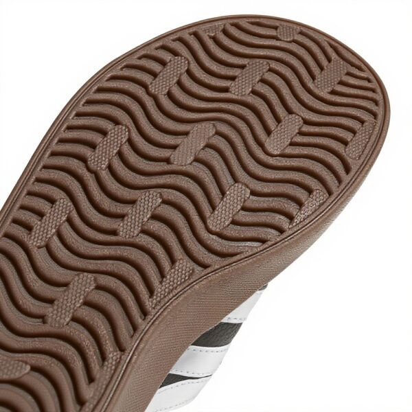 Baskets Adidas Enfant VL Court 3.0 Scratch Cuir Mixte