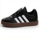 Baskets Adidas Enfant VL Court 3.0 Scratch Cuir Mixte