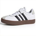 Baskets Adidas Enfant VL Court 3.0 Scratch Blanc Noir