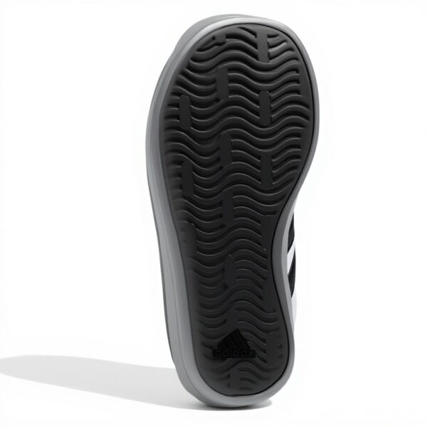 Baskets Adidas Enfant VL Court 3.0 Scratch Blanc Noir