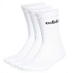 Chaussettes de sport adidas Mixte Linear Crew 3 paires