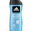 Gel douche Adidas After Sport 250ml lot de 4 rafraîchissant