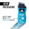 Gel douche Adidas After Sport 250ml lot de 4 rafraîchissant