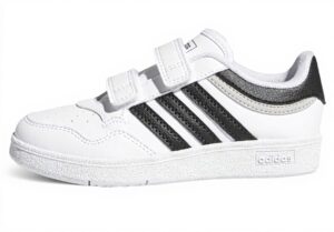 Adidas Hoops 4.0 Chaussures Baskets Bébé Mixte Blanc Noir