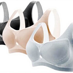 DUHGBNE Bralette Rembourré Confortable Léger Sans Couture