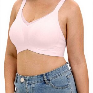 HANXIULIN Soutien Gorge Grande Taille Push Up sans Armature