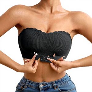 HANXIULIN Soutien Gorge sans Bretelles Push Up Anti-dérapant