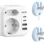 Adaptateur Prise USA LENCENT Type A B USB Voyage Compact-0