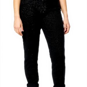 Jeans femme Love Moschino cintré logo cœur doré