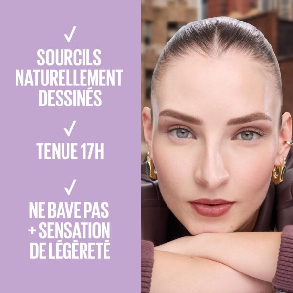 Crayon à sourcils Maybelline Quick Shaper fini naturel-3