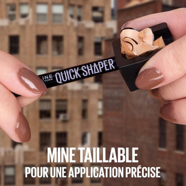 Crayon à sourcils Maybelline Quick Shaper fini naturel-7