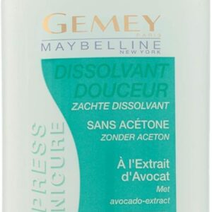 Dissolvant Maybelline New York sans acétone 125 ml doux-0
