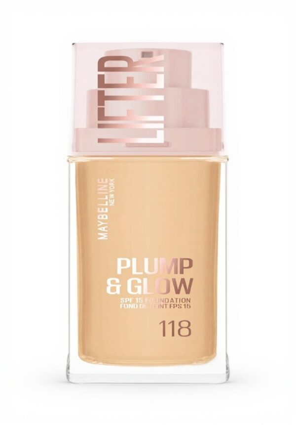 Fond de teint Maybelline Lifter Plump Glow repulpe éclat