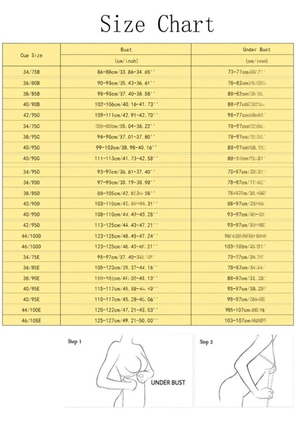 Nuoke soutien-gorge sport dentelle sans bretelles grande