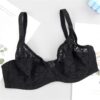 Soutien-gorge sport grande taille dentelle sans bretelles-2