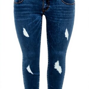 Jean Skinny Femme ONLY Bleu Denim Coton Élasthanne