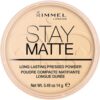 Poudre compacte Rimmel Stay Matte anti-brillance fini mat-0