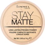 Poudre compacte Rimmel Stay Matte anti-brillance fini mat-0