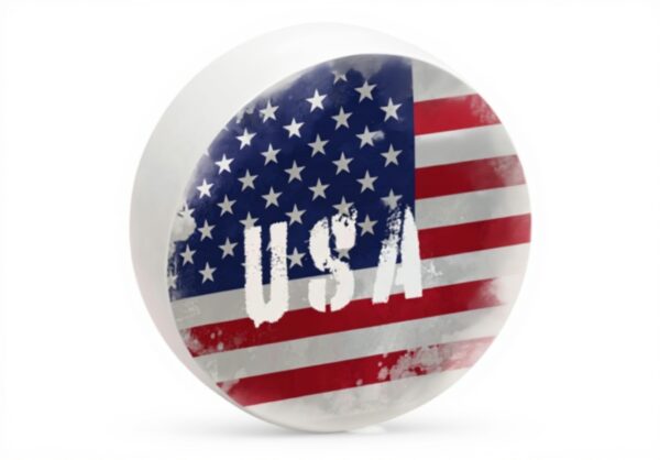 Tirelire drapeau États-Unis usé speecheese décoration voyage