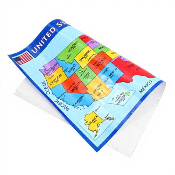 Carte États-Unis TOYZFRIENDY éducative 60x90 cm résistante