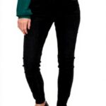 Jeans femme VILA skinny coton recyclé taille normale