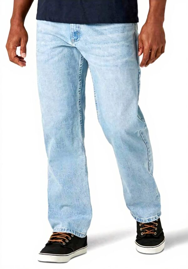 Vintage Blue Five Star Jean Homme Coupe Relaxed Fit Flex