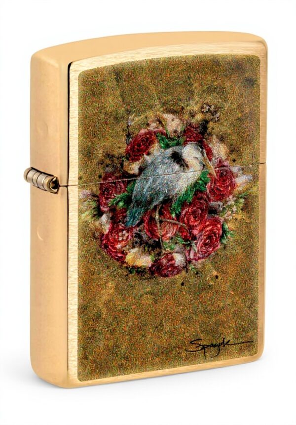 Briquet tempête Zippo Spazuk laiton brossé rechargeable